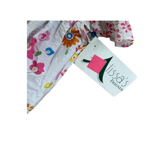 1990s/Y2K baby girl seersucker sundress with bloomers by P.J. Lindberg NWT Size - Picture 5 of 6